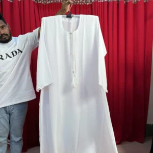 White Inner For koti Abaya Cherry Fabric