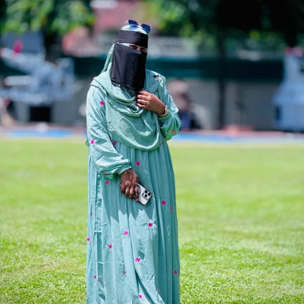 🌷টিউলিপ গাউন - Aqua, 52