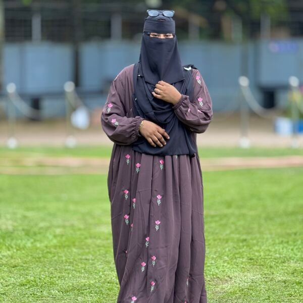 🌷টিউলিপ গাউন - Soft Brown, 50